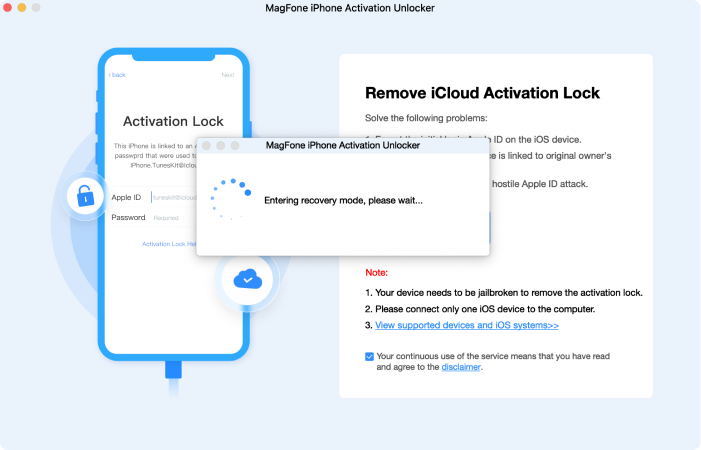 enter into recovery mode