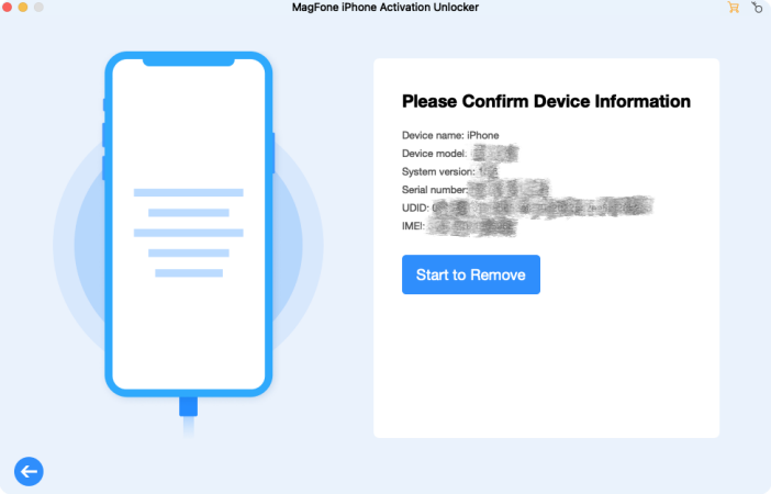 confirm device information