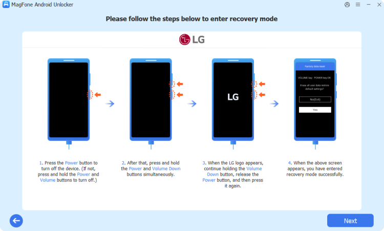 boot lg into recovery mode
