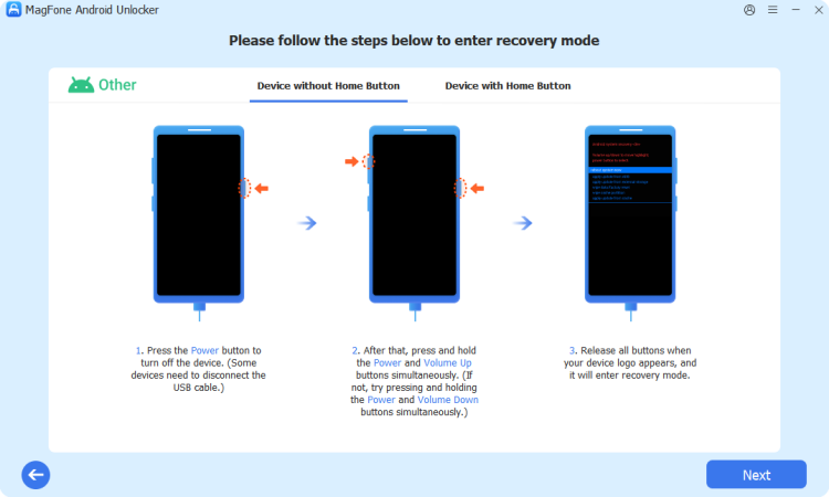 boot other into recovery mode