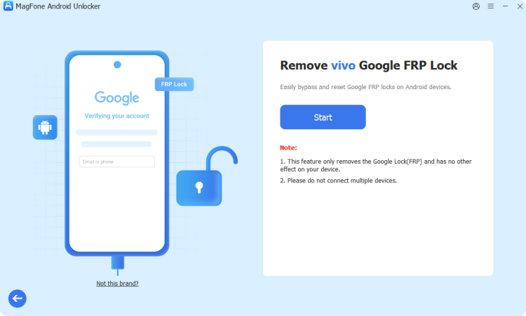 go to vivo google frp lock removal