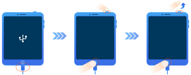 put ipad with home button into dfu mode