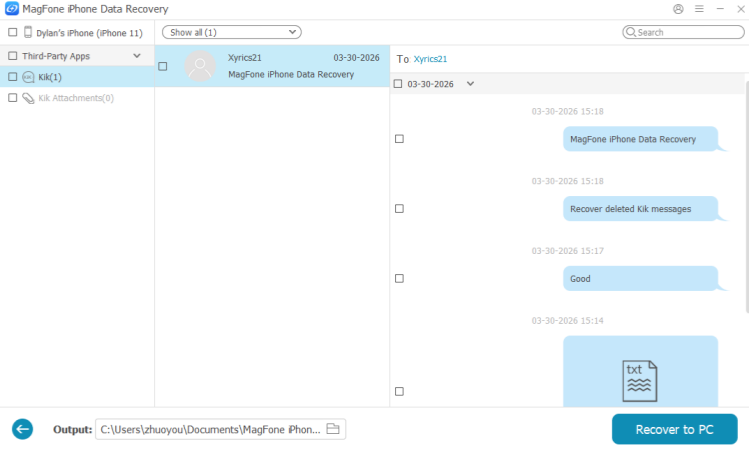 retrieve deleted kik messages on iphone