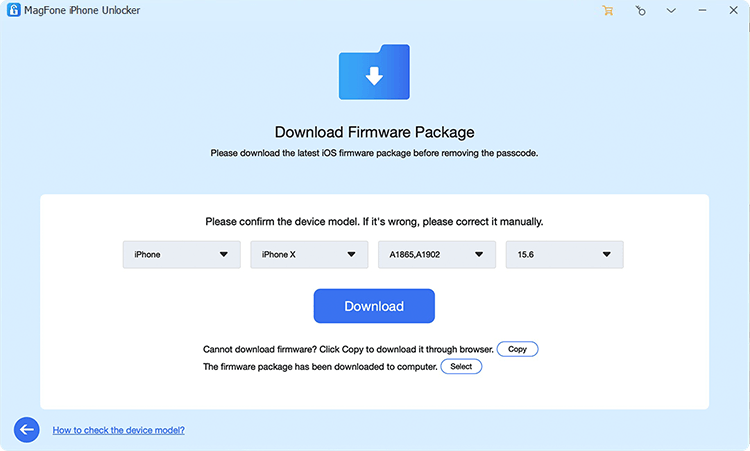 download firmware package