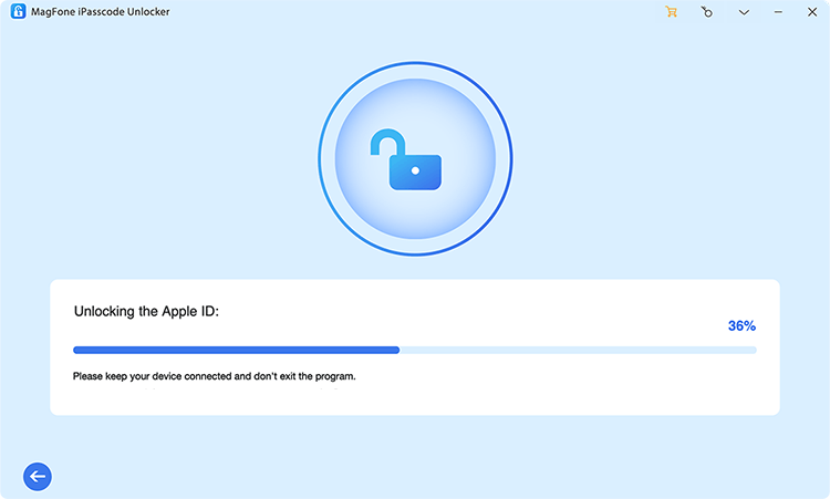 start unlocking apple id