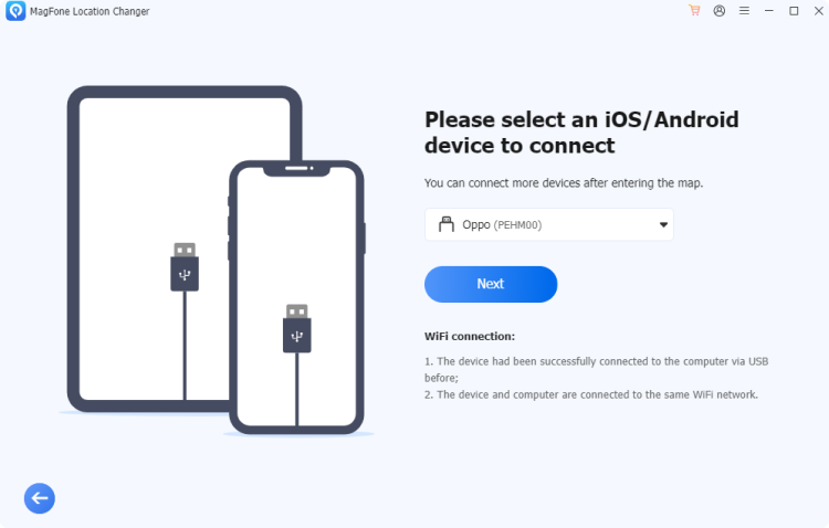 connect android device