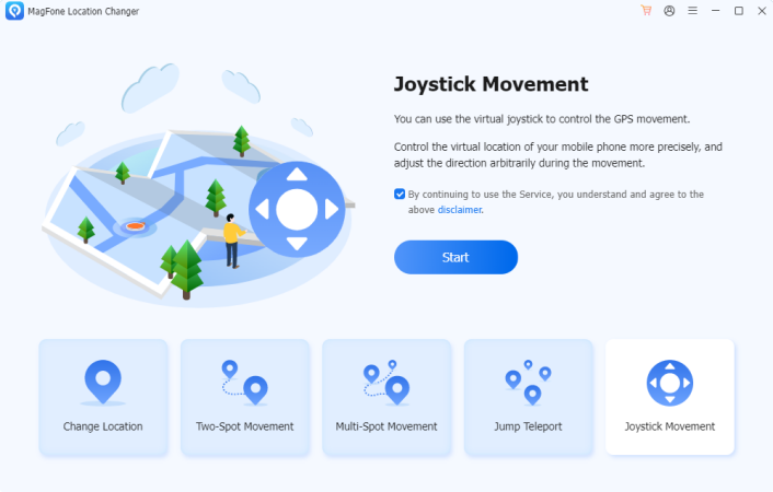 select joystick movement