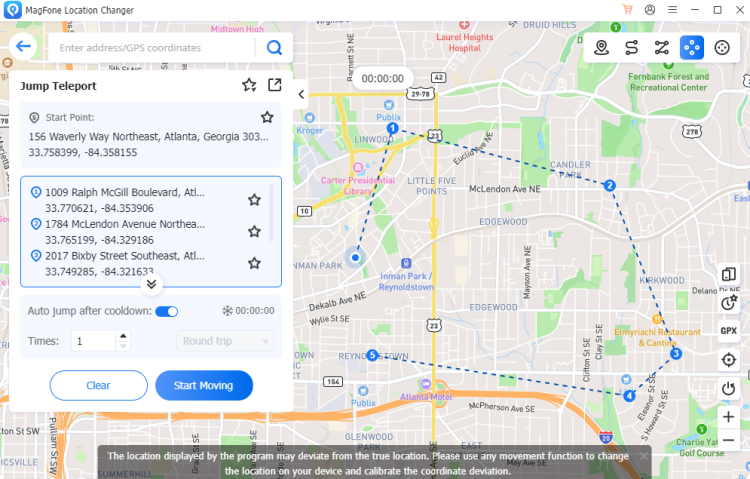 start jumping and teleporting