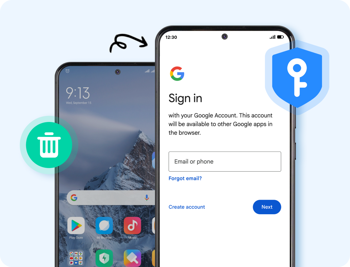 log in a new google account