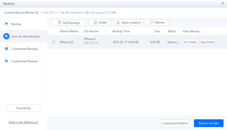 3utools restore