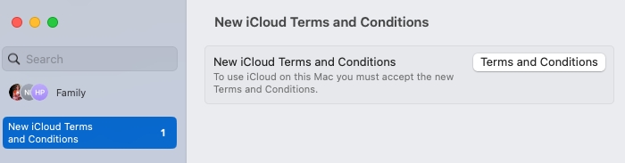 accept icloud terms and conditions mac