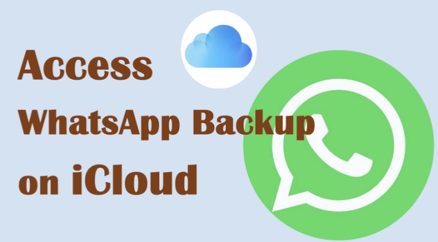 access whatsapp backup on icloud