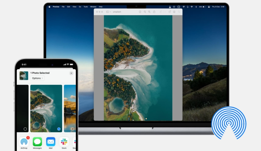 airdrop iphone photos to mac