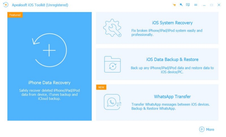 apeaksoft iphone data recovery