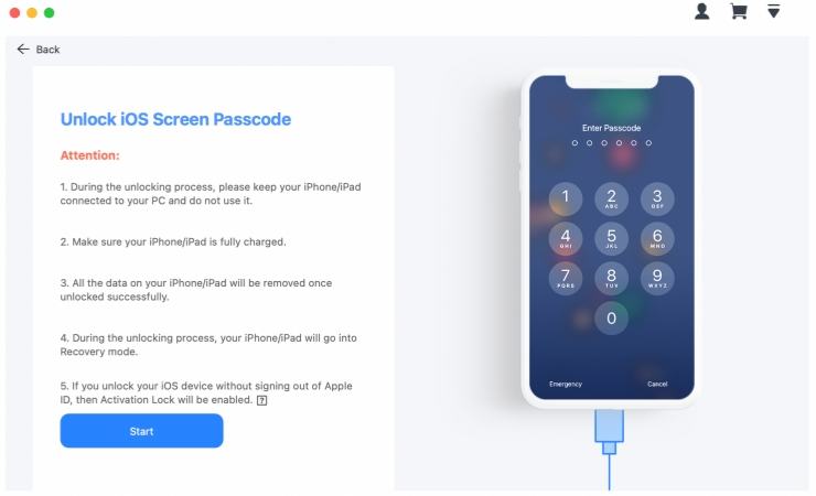 apowerunlock unlock ios screen passcode
