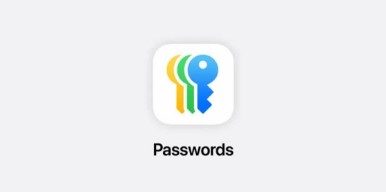 apple passwords app