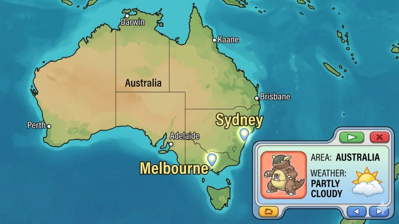 kangaskhan in australia