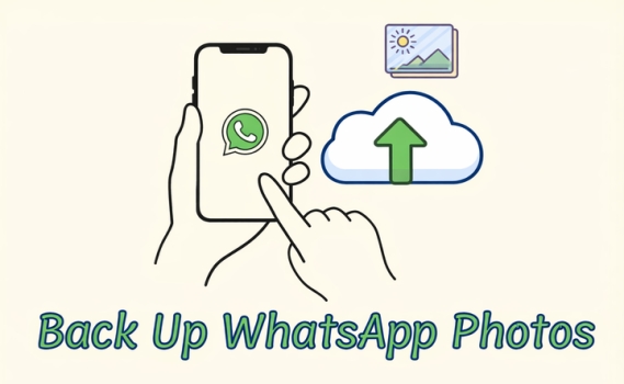 back up whatsapp photos