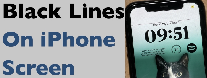 black lines on iphone screen
