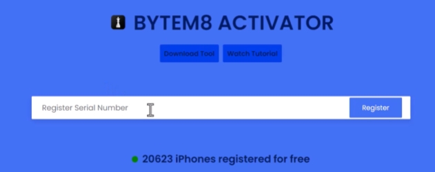 bytem8 register sn website
