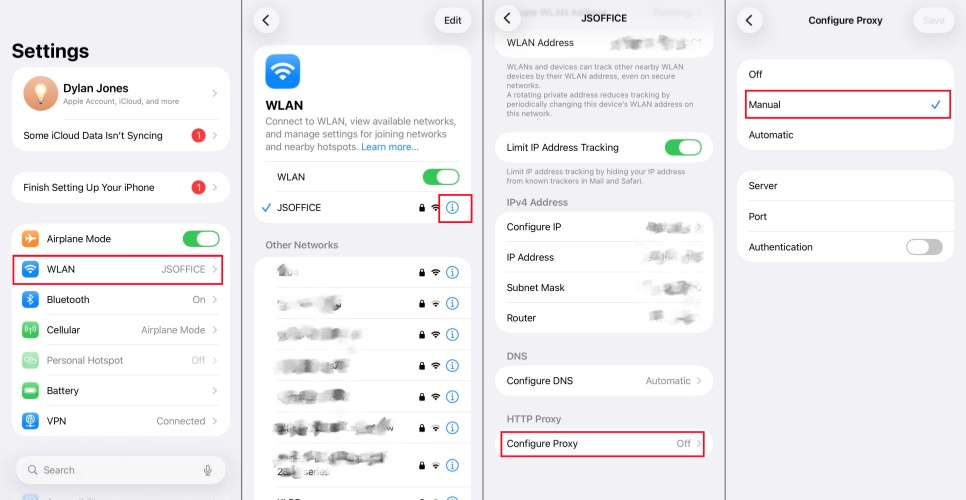 change location on rover via configure proxy