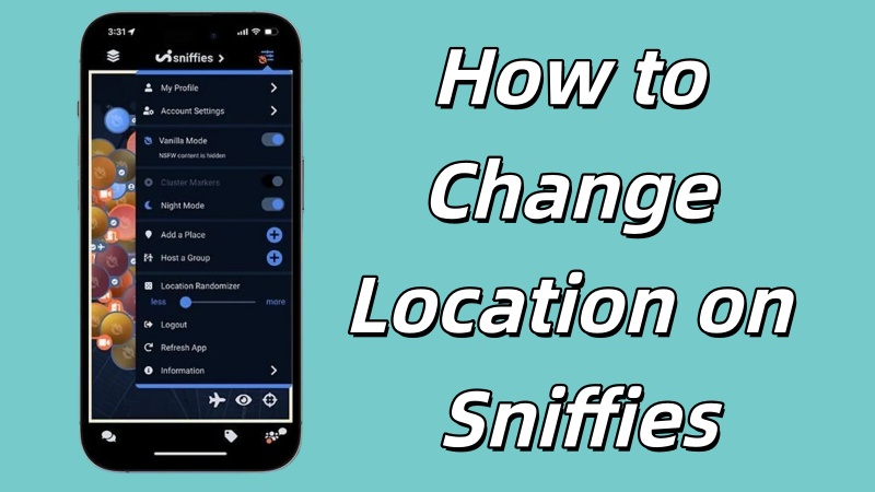 change location on sniffies