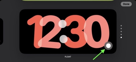 change standby color