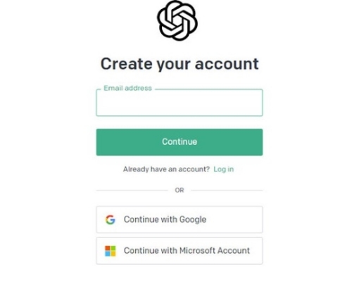chatgpt log in
