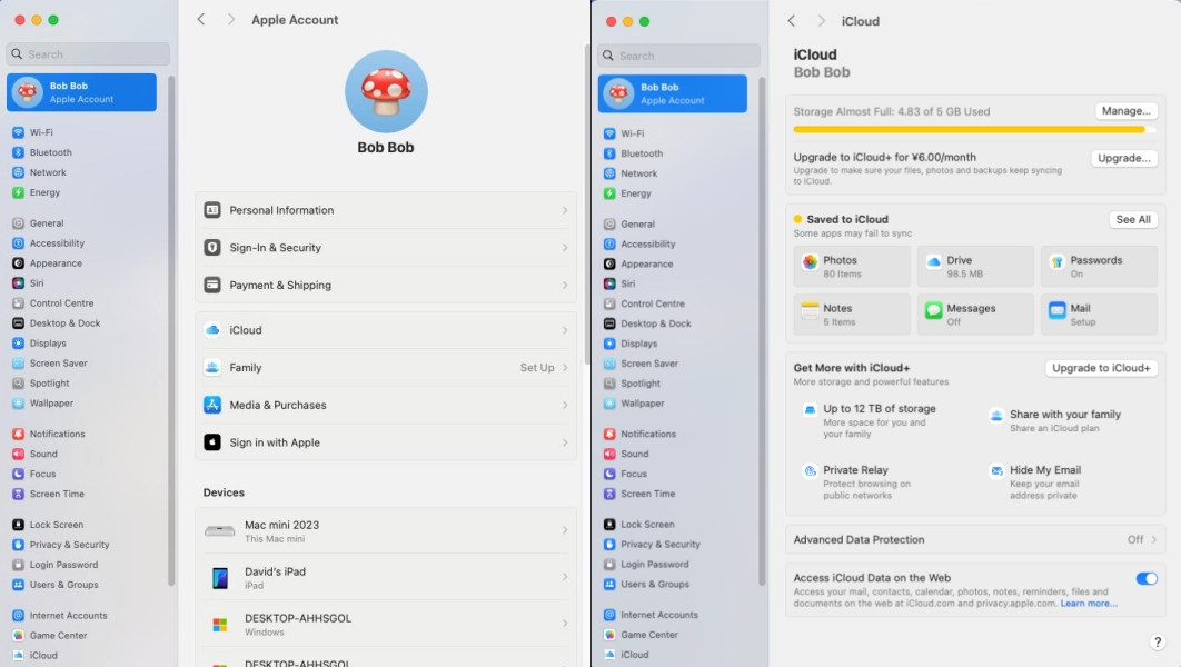 check icloud photo sync on mac