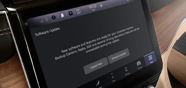 check software update on car