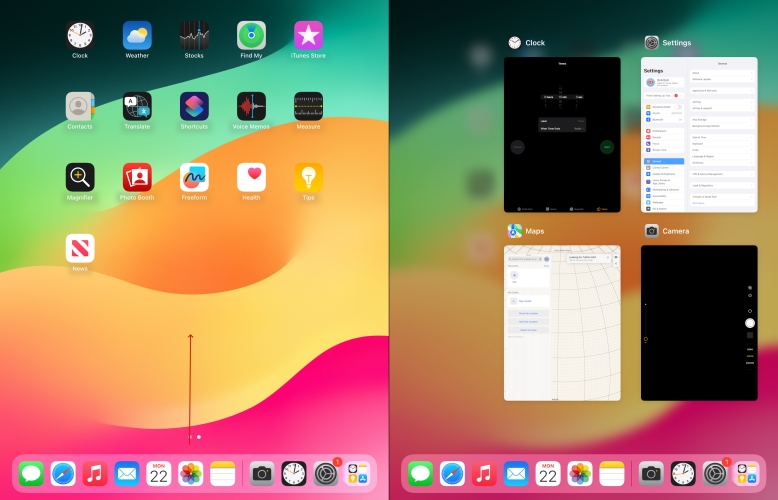 close apps on ipad