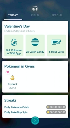 complete daily streaks pokemon go