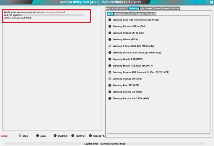 connect phone to android utility tool