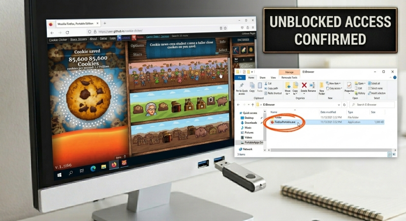 cookie clicker unblocked via portable browser