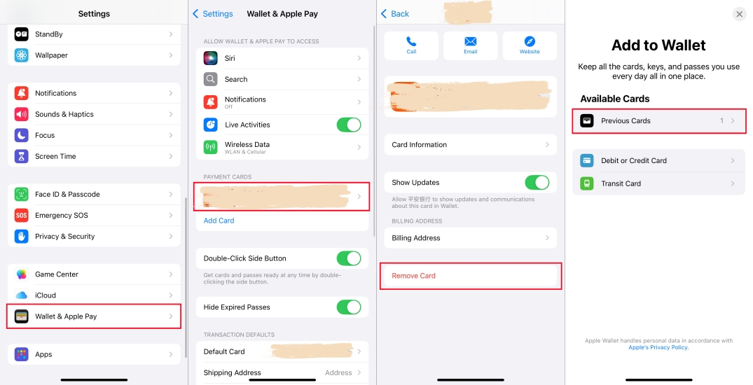 add card to wallet