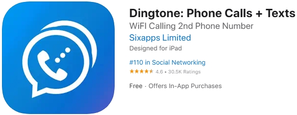 dingtone on the app store