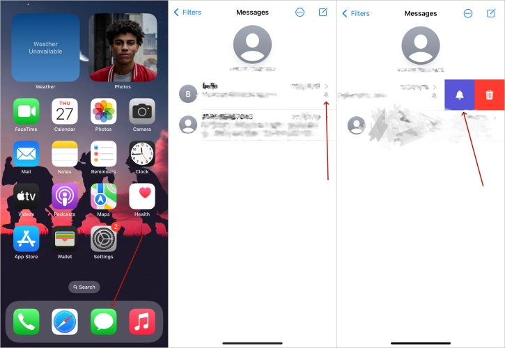 disable do not disturb message