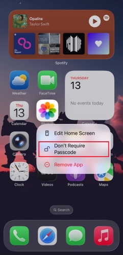 disable lock for iphone photos