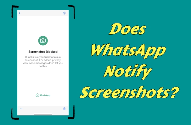 does whatsapp notify screenshots