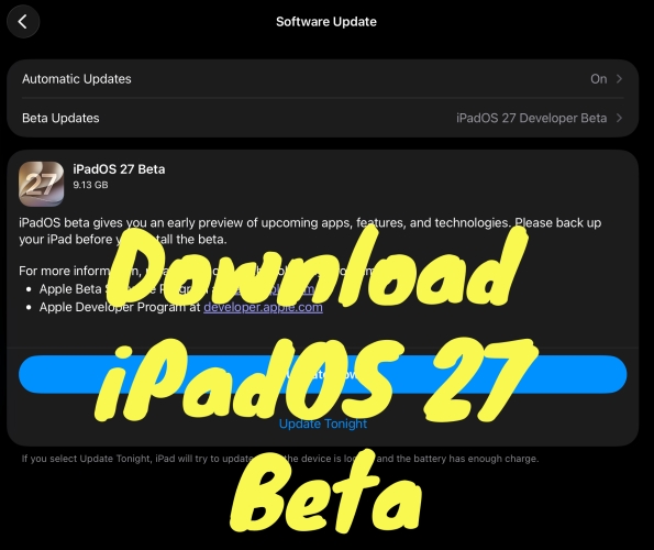 download ipados 27 beta