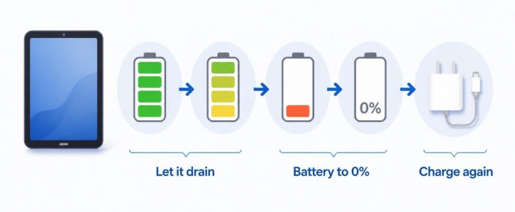 drain out ipad battery