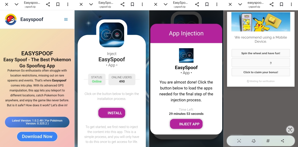 easyspoof vip download not working