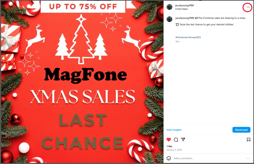 edit location of instagram post online
