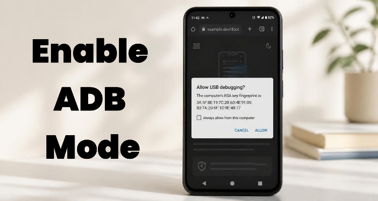 enable adb mode