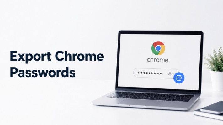 how to export chrome passwords