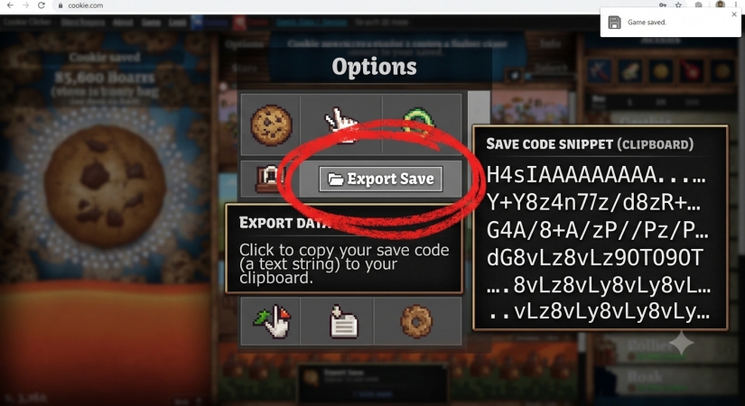 export cookie clicker data
