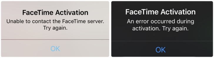 facetime activation alerts