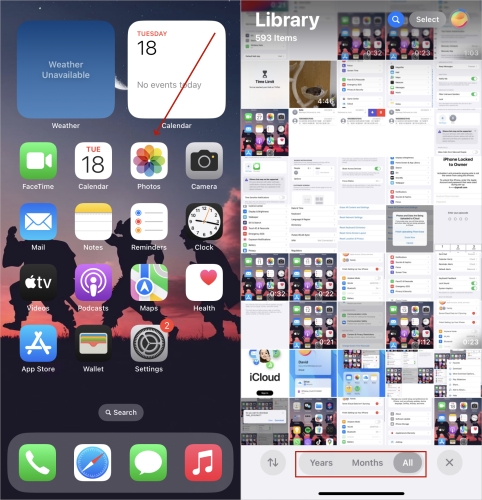 find facetime photos iphone