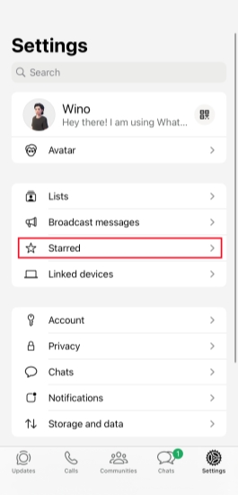 find whatsapp messages on iphone
