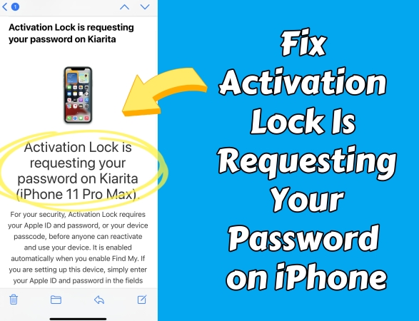 fix activation lock is requesting your password